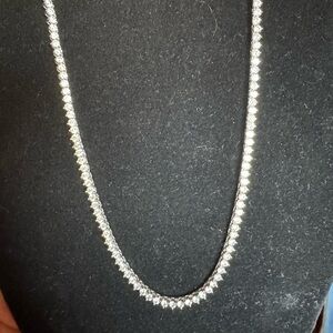 3mm diamond tennis Necklace (3 prong)
